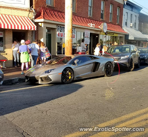 Lamborghini Aventador spotted in Annapolis, Maryland
