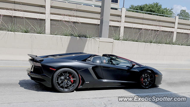 Lamborghini Aventador spotted in Dallas, Texas