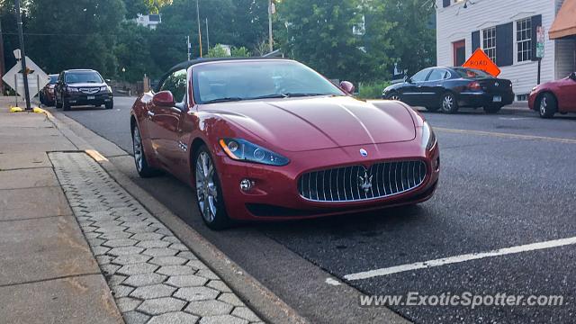 Maserati GranCabrio spotted in Stillwater, Minnesota