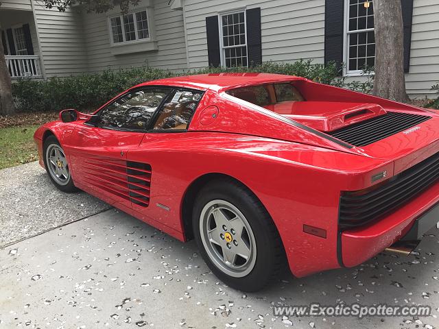 Ferrari Testarossa spotted in Savannah, Georgia