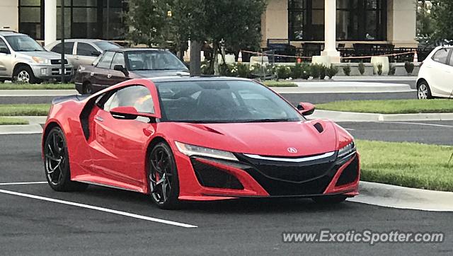 Acura NSX spotted in Gainesville, Florida