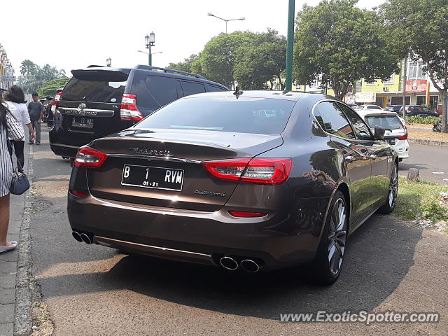 Maserati Quattroporte spotted in Serpong, Indonesia