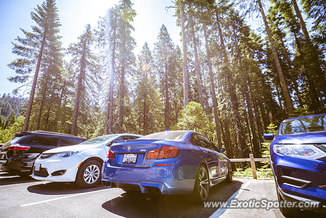 BMW M5 spotted in Yosemite, California