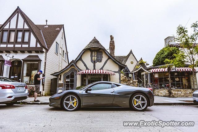Ferrari 458 Italia spotted in Carmel, California