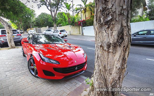Ferrari California spotted in Herzliya, Israel