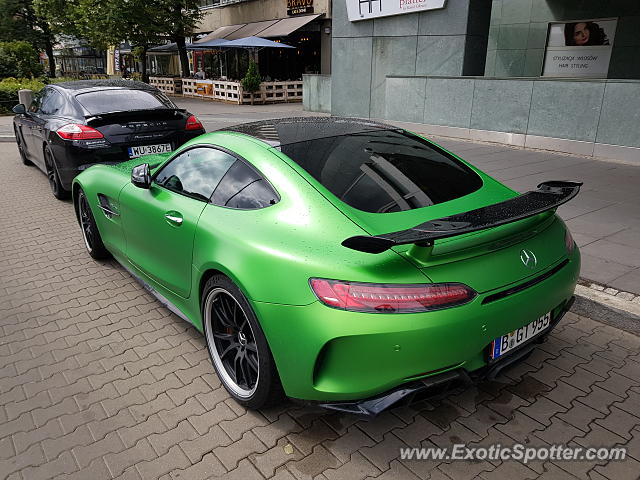 Mercedes AMG GT spotted in Warsaw, Poland