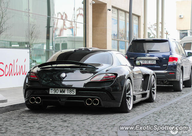 Mercedes SLS AMG spotted in Baku, Azerbaijan