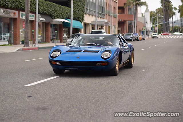 Lamborghini Miura spotted in Beverly Hills, California