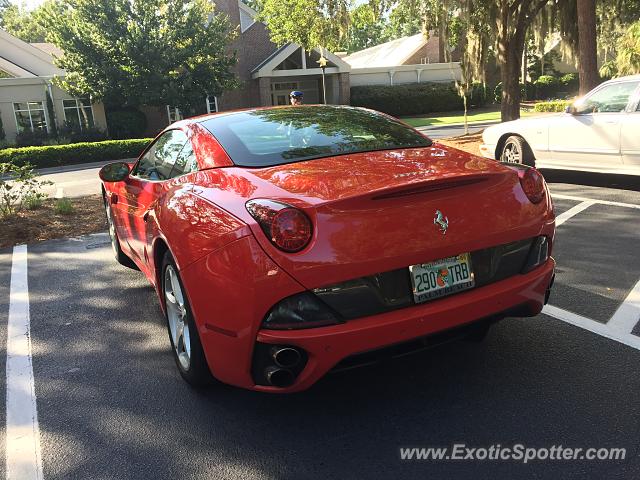 Ferrari California spotted in Savannah, Georgia