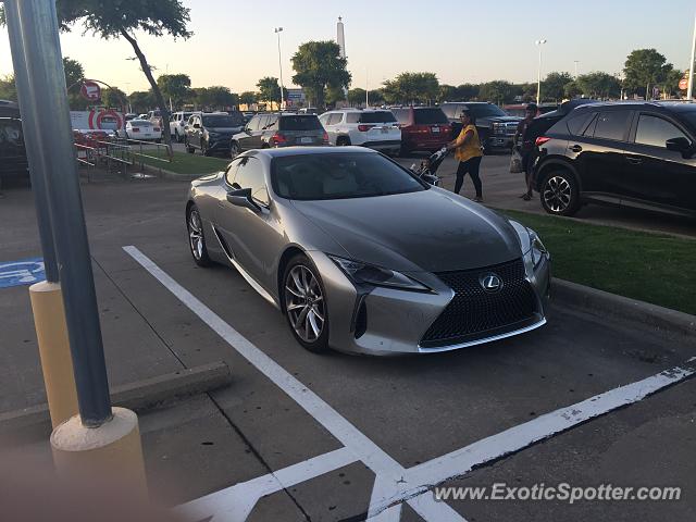 Lexus LC 500 spotted in Dallas, Texas