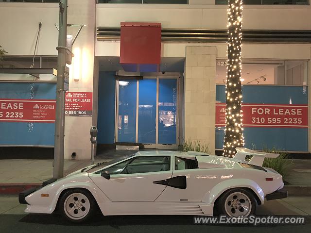 Lamborghini Countach spotted in Beverly Hills, California