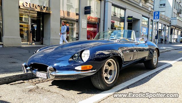 Jaguar E-Type spotted in Zurigo, Switzerland