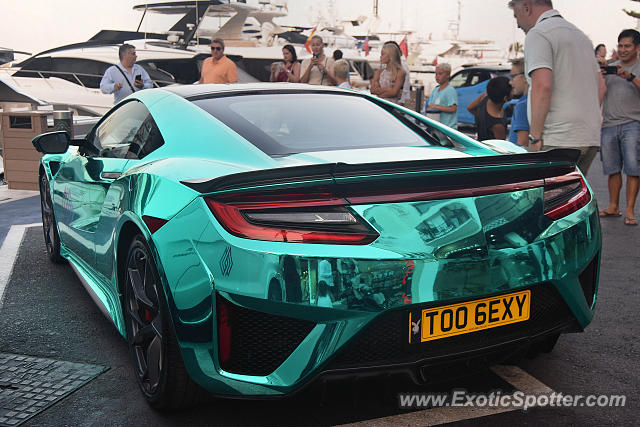 Acura NSX spotted in Puerto Banus, Spain