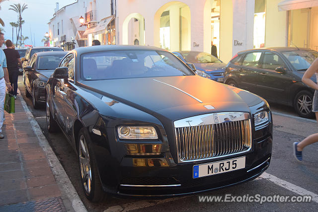 Rolls-Royce Wraith spotted in Marbella, Spain
