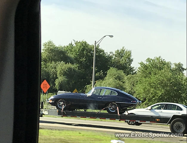 Jaguar E-Type spotted in Mountainside, New Jersey