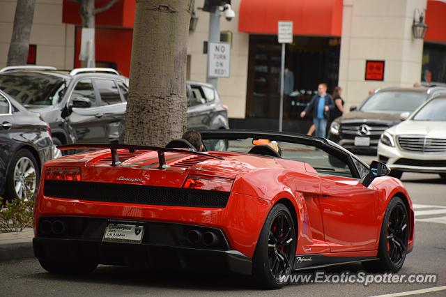 Lamborghini Gallardo spotted in Beverly Hills, California