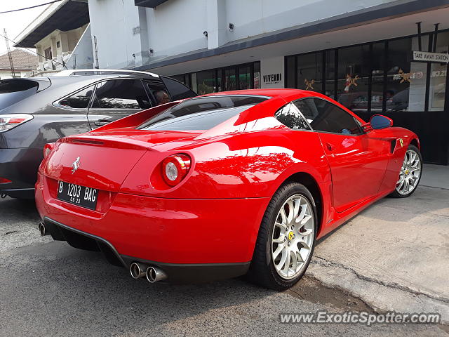 Ferrari 599GTB spotted in Jakarta, Indonesia