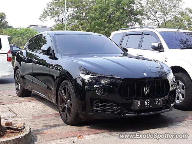 Maserati Levante spotted in Jakarta, Indonesia