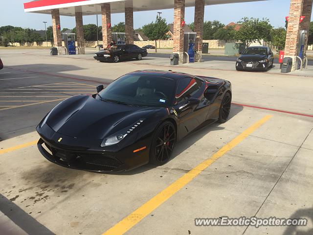 Ferrari 488 GTB spotted in Dallas, Texas