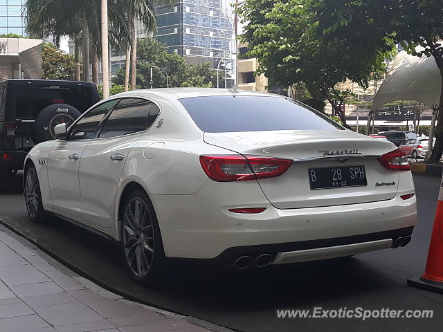 Maserati Quattroporte spotted in Jakarta, Indonesia