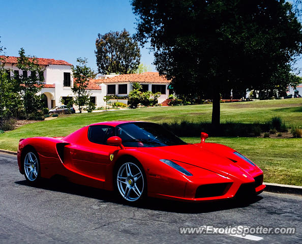 Ferrari Enzo spotted in Rancho Santa Fe, California