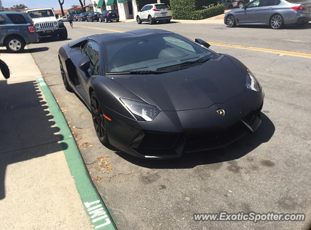 Lamborghini Aventador spotted in Rancho Santa Fe, California