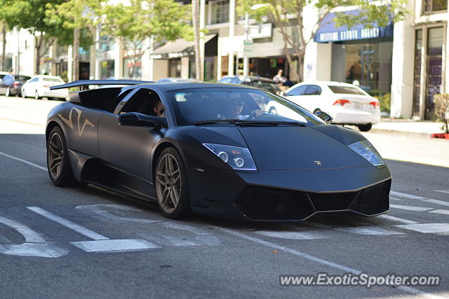 Lamborghini Murcielago spotted in Beverly Hills, California