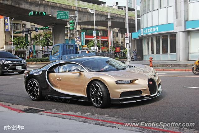 Bugatti Chiron spotted in Taipei, Taiwan