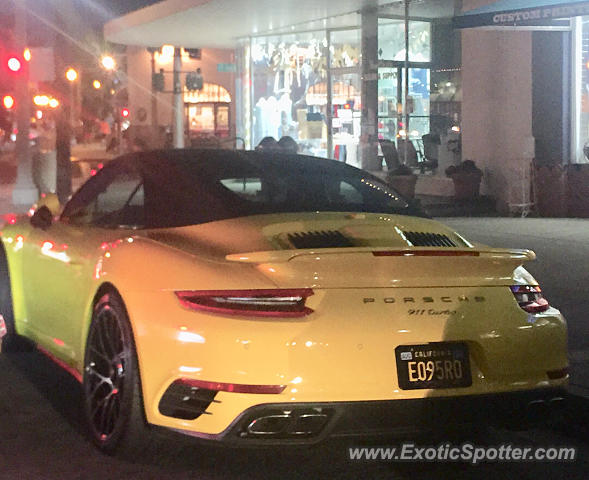 Porsche 911 Turbo spotted in Coronado, California