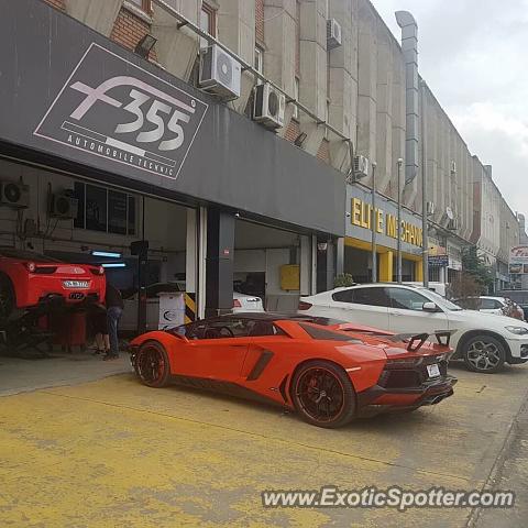 Lamborghini Aventador spotted in Istanbul, Turkey