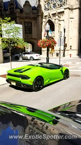Lamborghini Huracan spotted in Chicago, Illinois