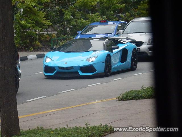Lamborghini Aventador spotted in Singapore, Singapore