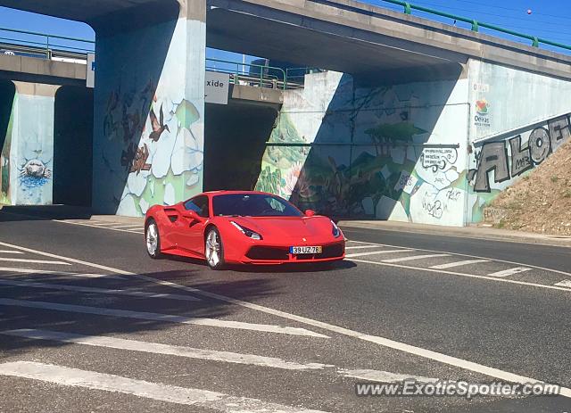 Ferrari 488 GTB spotted in Lisbon, Portugal
