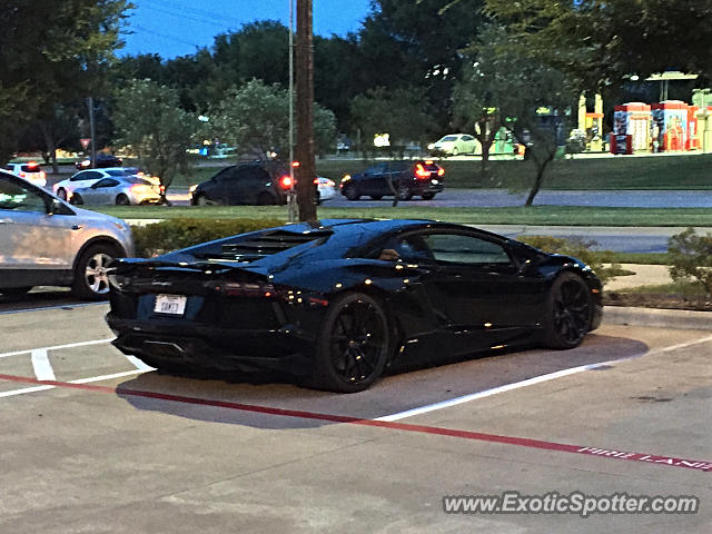 Lamborghini Aventador spotted in Mansfield, Texas