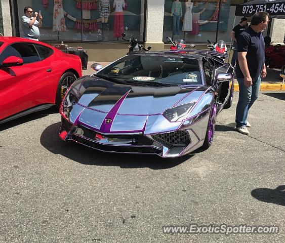 Lamborghini Aventador spotted in Manhattan, New York