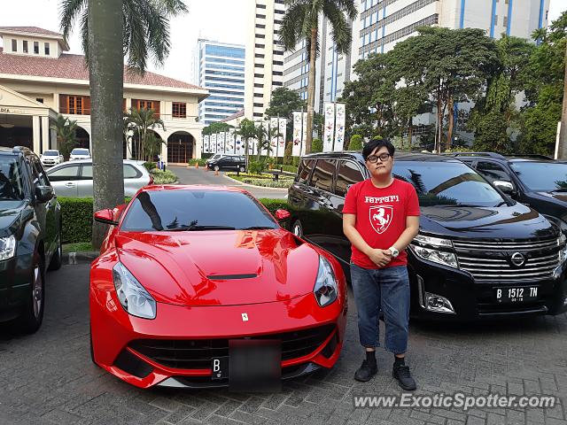 Ferrari F12 spotted in Jakarta, Indonesia