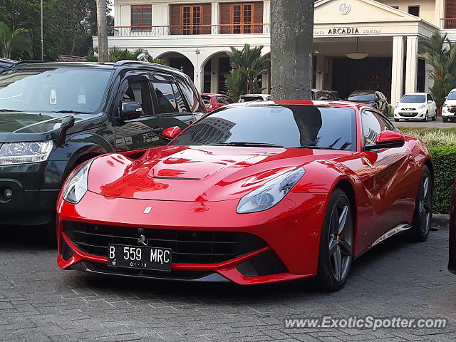 Ferrari F12 spotted in Jakarta, Indonesia