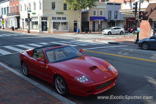 Ferrari 575M spotted in Washington DC, Virginia