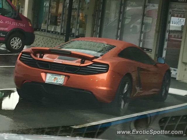 Mclaren MP4-12C spotted in Ft lauderdale, Florida