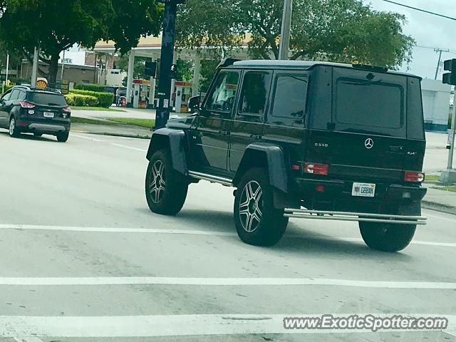 Mercedes 4x4 Squared spotted in Ft Lauderdale, Florida