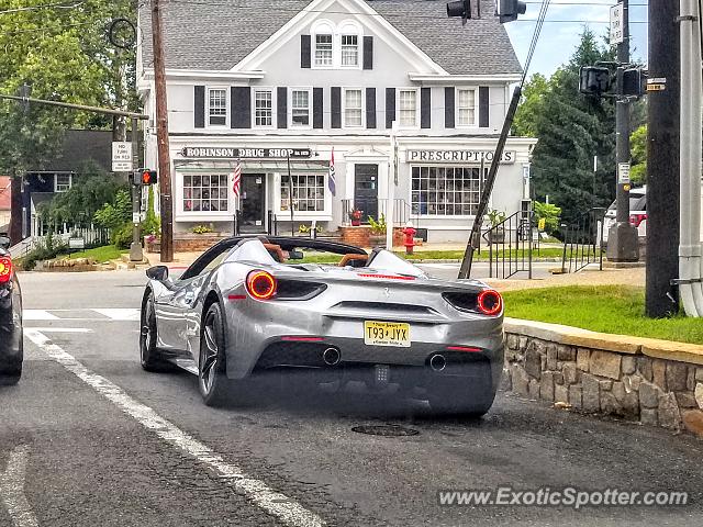 Ferrari 488 GTB spotted in Bernardsville, New Jersey