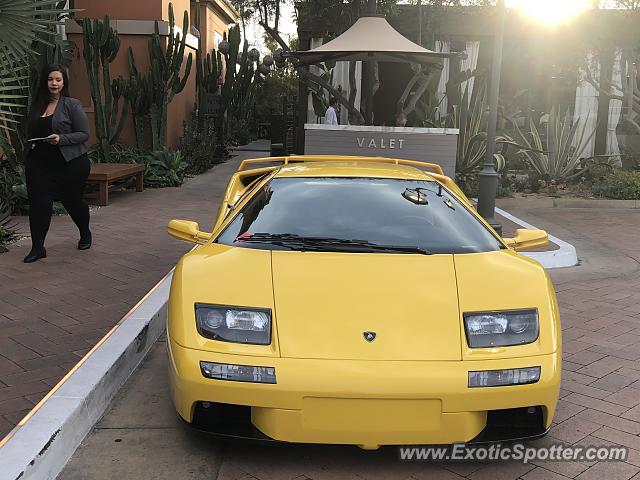 Lamborghini Diablo spotted in Newport Beach, California