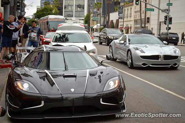 Fisker Karma spotted in Beverly Hills, California