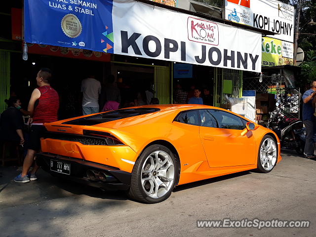 Lamborghini Huracan spotted in Jakarta, Indonesia