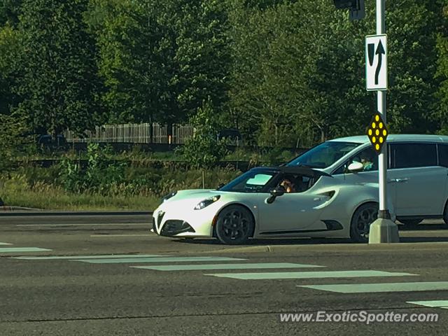 Alfa Romeo 4C spotted in Stillwater, Minnesota