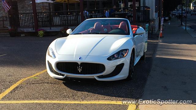 Maserati GranCabrio spotted in Stillwater, Minnesota