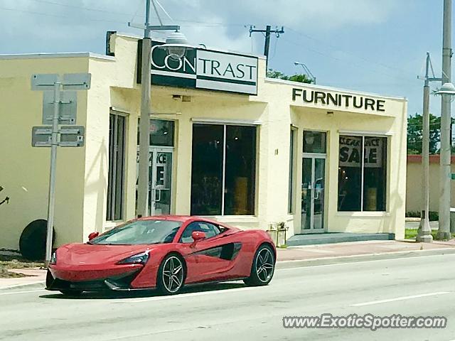 Mclaren 570S spotted in Pompano Beach, Florida
