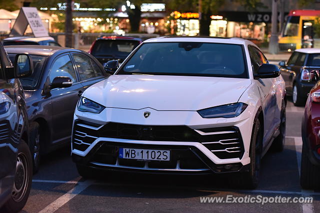 Lamborghini Urus spotted in Warsaw, Poland