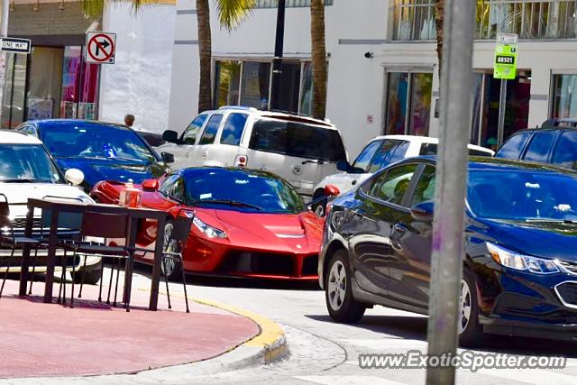 Ferrari LaFerrari spotted in Miami Beach, Florida
