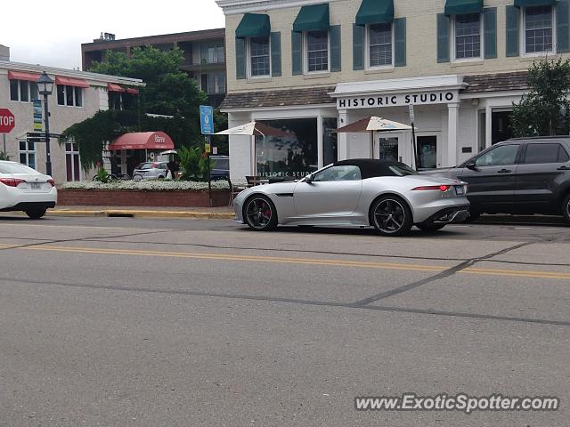 Jaguar F-Type spotted in Wayzata, Minnesota